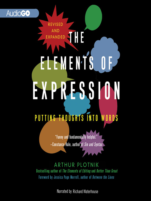 Title details for The Elements of Expression by Arthur Plotnik - Wait list